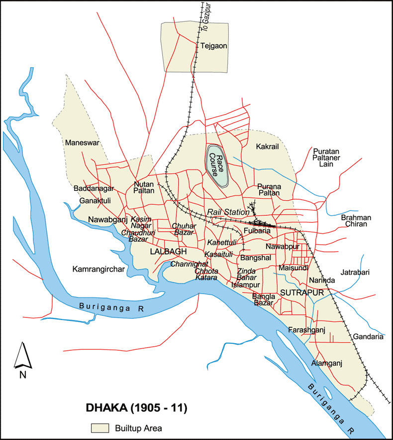 dhaka map